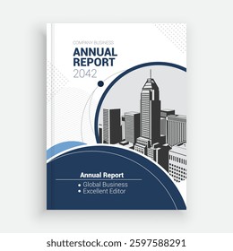 Professional Annual Report Layout Template for Success
