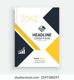 Professional Annual Report Layout Template for Success