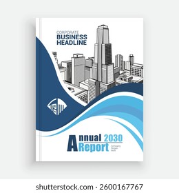 Professional Annual Report Layout Template for Success