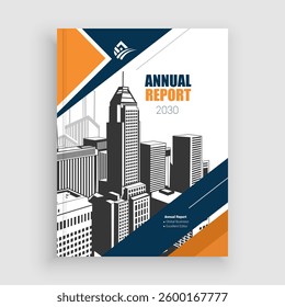 Professional Annual Report Layout Template for Success