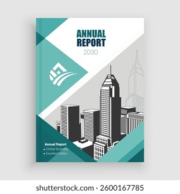 Professional Annual Report Layout Template for Success