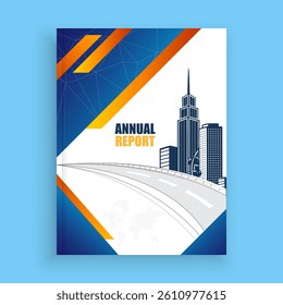 Professional Annual Report Layout Template for Success