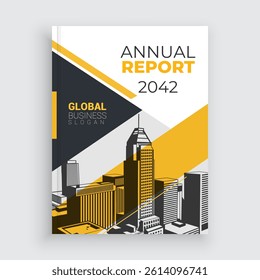 Professional Annual Report Layout Template for Success