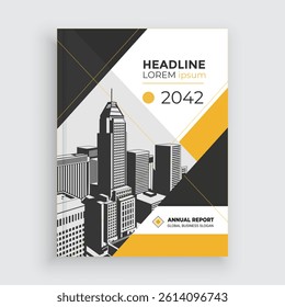 Professional Annual Report Layout Template for Success