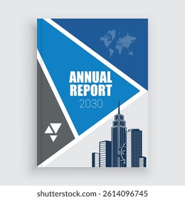 Professional Annual Report Layout Template for Success