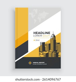 Professional Annual Report Layout Template for Success