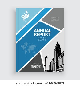 Professional Annual Report Layout Template for Success