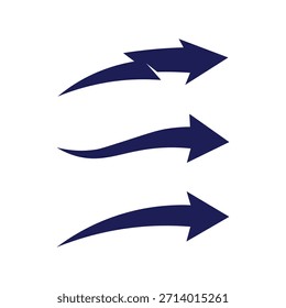 Professional Arrow Logo Vector Icon for Corporate Strategy Growth Direction Branding Design Identity