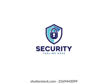 Professional Artificial Intelligence Protection Shield Security Logo Design Vector Template, Digital Safety Emblems