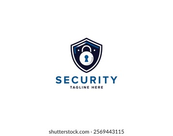 Professional Artificial Intelligence Protection Shield Security Logo Design Vector Template, Digital Safety Emblems