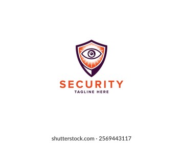 Professional Artificial Intelligence Protection Shield Security Logo Design Vector Template, Digital Safety Emblems