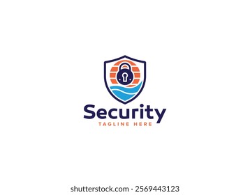 Professional Artificial Intelligence Protection Shield Security Logo Design Vector Template, Digital Safety Emblems