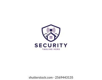 Professional Artificial Intelligence Protection Shield Security Logo Design Vector Template, Digital Safety Emblems