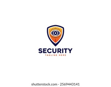 Professional Artificial Intelligence Protection Shield Security Logo Design Vector Template, Digital Safety Emblems