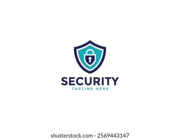 Professional Artificial Intelligence Protection Shield Security Logo Design Vector Template, Digital Safety Emblems