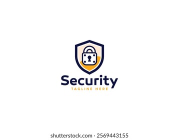 Professional Artificial Intelligence Protection Shield Security Logo Design Vector Template, Digital Safety Emblems