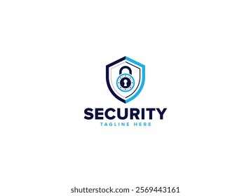 Professional Artificial Intelligence Protection Shield Security Logo Design Vector Template, Digital Safety Emblems