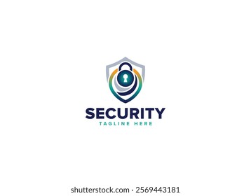 Professional Artificial Intelligence Protection Shield Security Logo Design Vector Template, Digital Safety Emblems