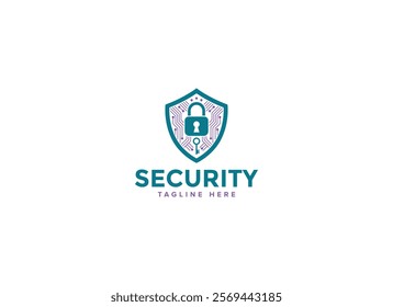 Professional Artificial Intelligence Protection Shield Security Logo Design Vector Template, Digital Safety Emblems