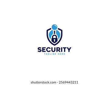 Professional Artificial Intelligence Protection Shield Security Logo Design Vector Template, Digital Safety Emblems