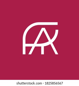 Bilder von professionellen Künstlern, Vektorsymbol. P,A,I Buchstaben, Vektormonogramm