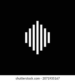 símbolo de marca de logotipo artístico profesional. color negro y blanco.
