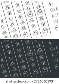 Mezclador de audio de Profesional de primer plano Ilustraciones vectoriales estilizadas