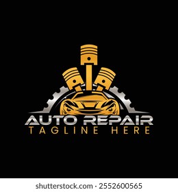 Logotipo de reparación de automóviles y lavado de automóviles de Profesional con llaves, gotas de agua y diseño de silueta de automóvil