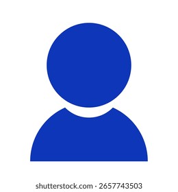 Professional avatar icon for website profile or user account design, sleek modern graphic element