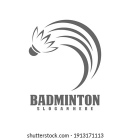 Professional Badminton Sports Team Championship Logo, Creative Badminton design concepts template, icon symbol