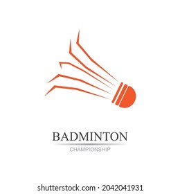 Professional Badminton Sports Team Championship Logo