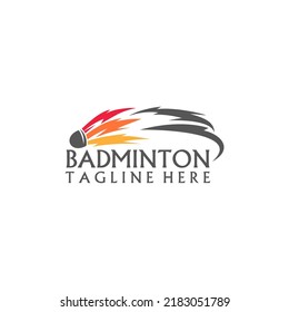 Professional Badminton Sports Team Club Championship Logo