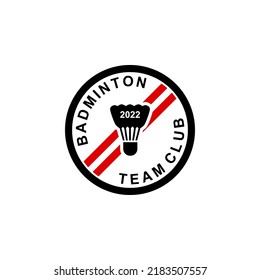 Professional Badminton Sports Team Club Championship Logo