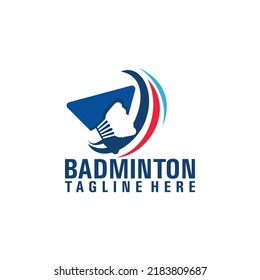 Professional Badminton Sports Team Club Championship Logo