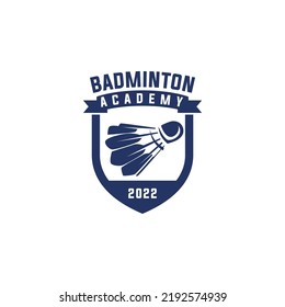 Professional Badminton Sports Team Club Championship Logo