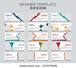 Professional Banner Template Set Vol 1 White Background