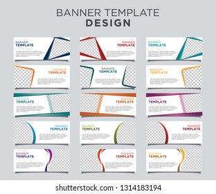 Professional Banner Template Set Vol 5 White Background