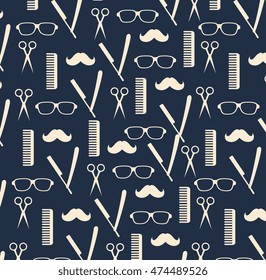 professional barber shop icon vector illustration graphic
