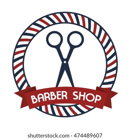 professional barber shop icon vector illustration graphic