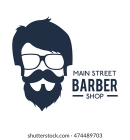 professional barber shop icon vector illustration graphic