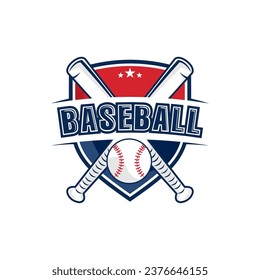 professional baseball template logo design, baseball logo vector icon