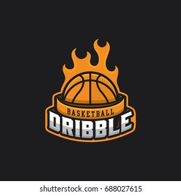 Professional Basketball sport logo