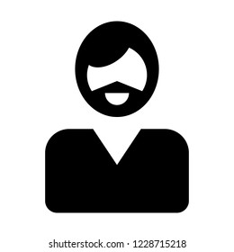 professional bearded man