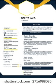 o melhor design de cv profissional