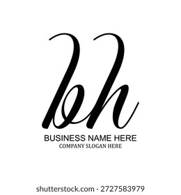 Professionelles BH-Logo-Design für moderne Marken und kreative Unternehmen