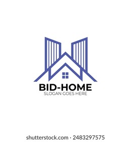 Professional Bid home  logo design