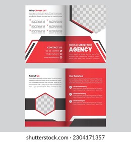 Professional Bifold Brochure Design Template
