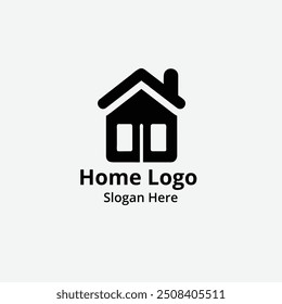 Professional Black Home property logo
