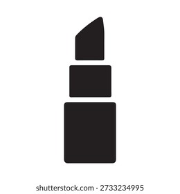 Eine professionelle schwarz-weiße Vektorgrafik einer offenen Lippenstiftröhre. Diese saubere, minimalistische Silhouette ist perfekt für kosmetische Linienmarken, Make-up-Künstler-Portfolios, Beauty-Retail-Beschilderung und Mode-Themen-Digital-Assets. Sein gewagtes, flaches Design macht es zu einer idealen Wahl für repräsentative Logos, mobile App-Symbole für Beauty-Shopping und modernes Web-Design, das sich auf Pflege, Luxus und persönlichen Stil konzentriert.