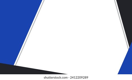 fondo vectorial simple azul y negro profesional y plano con algo de espacio para el texto adecuado para la presentación